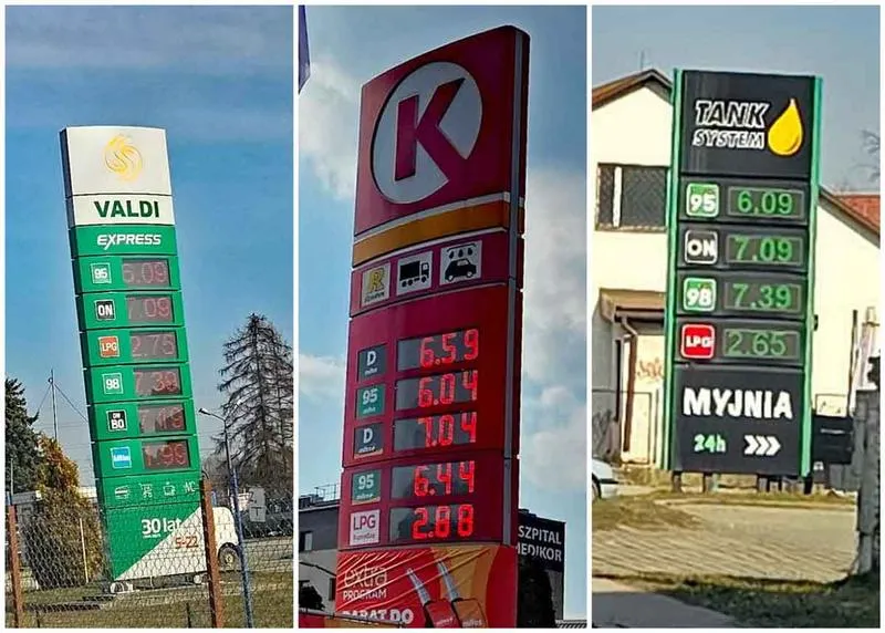 Lokalizacja stacji paliw