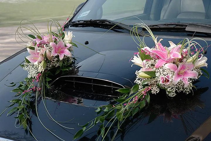 Ozdoby do auta weselnego